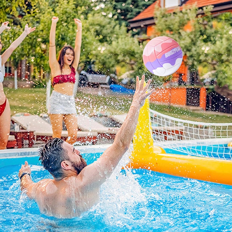 RUN2PEAK Soft Touch Volleyball Ball Gifts for Teen Girls Kids Youth Team Beginners Durable Volleyballs for Outdoor Indoor Beach Pool Water Play Official Size 5 Training Practice Volley Ball - Image 5